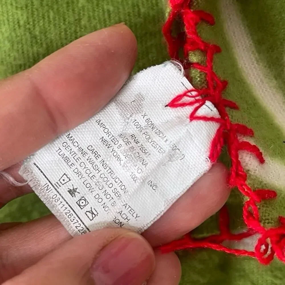 Target Y2K Vintage Peace Fuzzy Fleece Throw Blanket